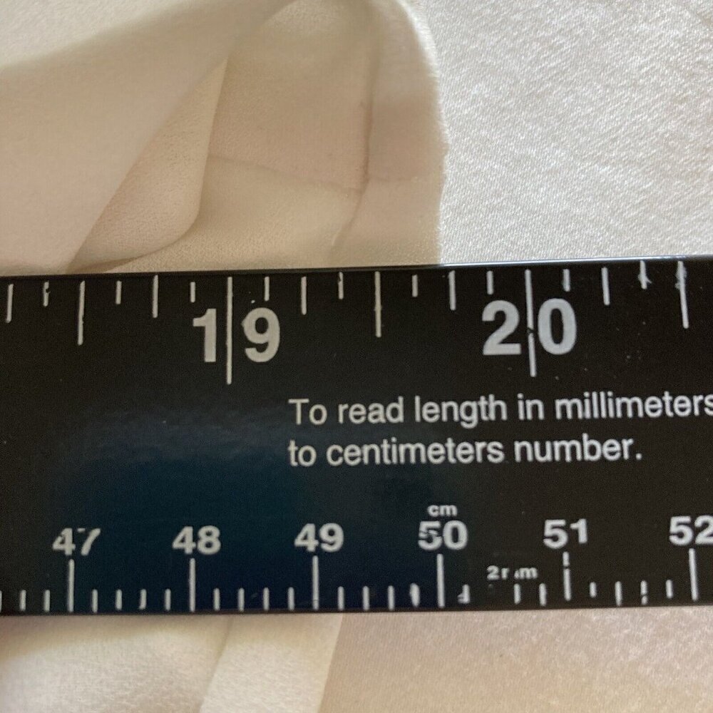 Express The Portofino Shirt Medium Ivory Black Piping Button Up Blouse Top - Picture 10 of 12